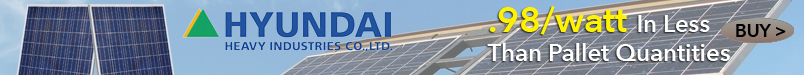 Hyundai Solar Panel Sale