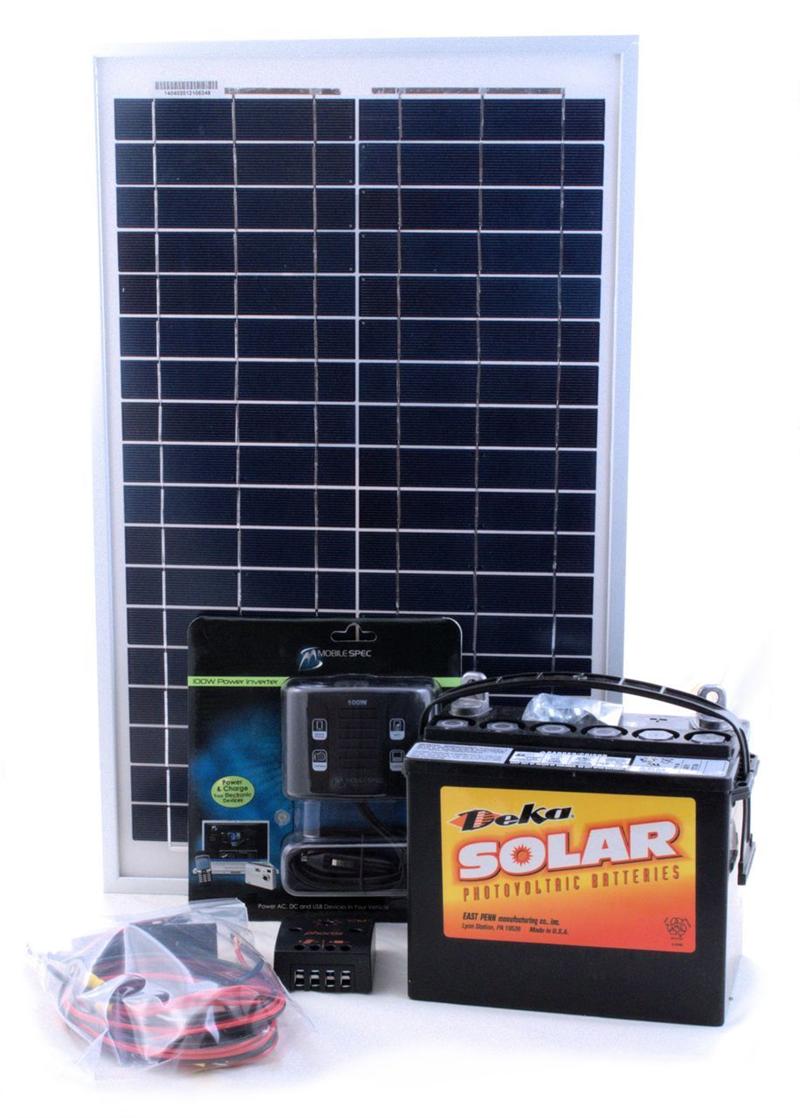 20W Do-It-Yourself Solar Energy Starter Kit