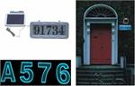 Solar Home Solar House Number Light